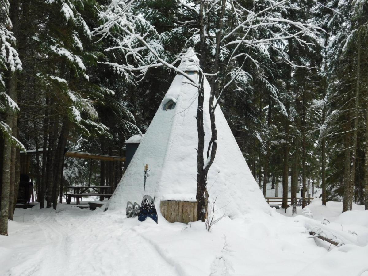 Willa Aux Tipis De La Riviere Sauvage Saint Romain Zewnętrze zdjęcie